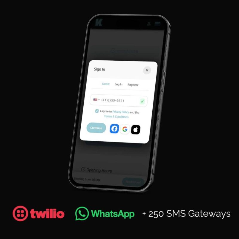 Booking with SMS